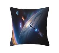 chenfandi A Fascinating Universe Pillow Cover, 16"X16", Square Decorative Pillow For Sofa, #Living Room, Bed And Home Decor.