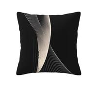 chenfandi Abstract Curves Pillow Cover, 16"X16", Square Decorative Pillow For Sofa, #Living Room, Bed And Home Decor.