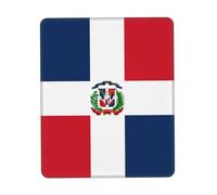 chenfandi Dominican Republic 10 x 12 inch Mouse pad with stitched edges and a non-slip rubber base, washable.