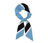 chenfandi Flag of Botswana Women's scarf, 100% polyester, 7.9 cm x 119 cm, soft, everyday casual scarf.