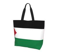 chenfandi Flag of the State of Palestine Shoulder bag with main compartment and inner pocket, suitable for travel, work, gym, unisex.