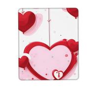 chenfandi Little Red Heartmouse Pad, Computer Mouse Pad With Non-Slip Rubber Base For Office,#Gaming, Learning, 7 X 8.6 In.
