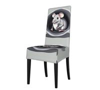 chenfandi Mouse in the Hole Kitchen chair covers, removable and washable, suitable for homes, restaurants, and banquet halls.