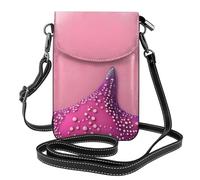chenfandi Pink Sand Beach Women'S Crossbody Bag, Zippered Phone Wallet,#Shoulder Handbag, Adjustable Shoulder Strap.