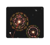 chenfandi Starry Dandelion Square Mouse Pad With Stitched Edges And Non-Slip Rubber Base For Office Laptops, *10 X 12 Inch.