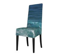 chenfandi The Deep Ocean Kitchen chair covers, removable and washable, suitable for homes, restaurants, and banquet halls.