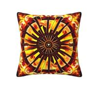 chenfandi Turning The Flame Pillow Cover, 20"X20", Square Decorative Pillow For Sofa, #Living Room, Bed And Home Decor.