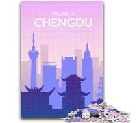 Chengdu China 1000 Piece Jigsaw Puzzles for Teenagers, Suitable for Ages 14 And Up Family Fun It Is Ideal As A Gift for The Whole Family 1000pcs(26x38cm)