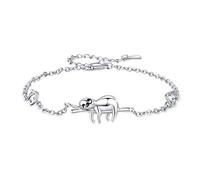 CHENGHONG Sloth Bracelet for Girls 925 Sterling Silver Women Bracelet Sloth Jewelry Sloths Gifts Animal for Friends Daughter