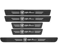 CHENGJIANSHANGMAO 5 Pcs Carbon Fiber Car Sill Protectors Strips for Alfa Romeo Giulietta 2010-2020, Door Sill Kick Plate Protector for Car Car Accessories,B