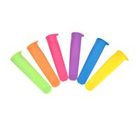Chenglanhsjg 6Pcs Silicone Ice Cream Mold Reusable DIY Ice Bar Maker Mould with Lid for Kid and Adult