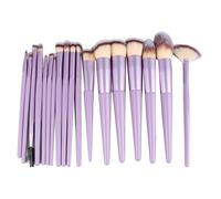 Chenglanhsjg Makeup Brushes Set, Professional, Synthetic Fiber, 18-Piece Kit, for Various Makeup Techniques, Lightweight, Even Coverage, All Skin Types, Ergonomic Handle