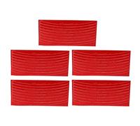 Chenglanhsjg Mountain Bike Wheel Stickers, for 26Inch, Reflective Rim Decals, UV Coating, V Brake and Disc Brake Compatible, Easy Installation Kit with 5 Sheets (Red)