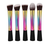 Chenglanhsjg Professional Makeup Brush Set for Various Powder Blush Contour, Ergonomic Non-Slip Rubber Handle, Upright Stand Design, Full Face Kit with Soft Bristles, Skin-Friendly