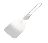 Chenglanhsjg Stainless Steel Rice Spoon, Locking Foldable Design, for Outdoor Cooking, Multipurpose Kitchen Tool