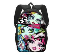 CHENGLI Kids Monster Children School Bag,High Cartoon School Travel Rucksacks Book Bags 3D Printed Cartoon Large Capacity Monster for Girl Elementary and Middle School Students
