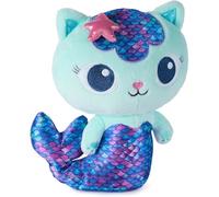 CHENGLI Mer-maid Toy Gabby's Mermaid Plush Toy Plush Mermaid Doll Cakey Cat Character So-ft Plush Toy Early Learning Anime Gabby's Mermaid Plush Toys Crystal Super Soft Plush PP Cotton Soft 25cm