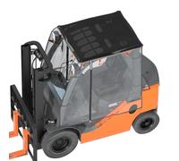 CHENGNAN Forklift Cover, Universal, Waterproof, EVA & Brown Fabric, Up to 6000LB, Clear View