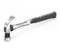 CHENGNAN Safe Claw Hammers Shock Reduction Smooth Fiberglass Grip Straight Handle General with Magnetic Adsorption Nail,E