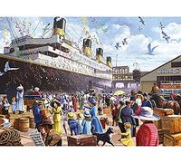 CHengQiSM Titanic Ship Jigsaw Puzzle 1000 Pieces for Adult - Hard Impossible Adult Puzzle - Home Room Decoration (27.56" x 19.69")
