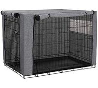 Chengsan Durable Windproof Dog Crate Cover for Metal Crate Indoor Outdoor Protection