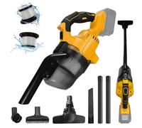 Chengsuwei Cordless Vacuum Cleaner for dewalt 20V battery,5 in 1 Handheld Electric Vacuum with 600W Powerful Motor,70DB low noise Portable Vacuum with FilterHEPA for Floor, Carpet, Car (No Battery)