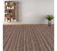 CHENGTT Needle Felt Carpet 400 x 770 cm Hardwearing Flooring Rugs Floor Fire Retardant, Recyclable for Flooring Home Office Living Room Bedroom Commercial Apartment, Brown