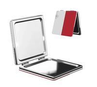 ChenGua Flag of Malta Makeup Mirror Portable Folding Mini Mirror Double Sided Travel Makeup Mirror Square Handheld Pocket Mirror