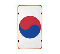 ChenGua Flag of Republic of Korea Print Coral Fleece Hand Towels - Skin-Friendly Super Absorbent Orange Towels, for Gym Travel 16x28in