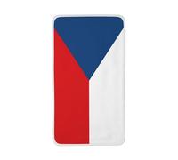 ChenGua Flag of The Czech Republic Print Coral Fleece Hand Towels - Skin-Friendly Super Absorbent White Towels, for Gym Travel 16x28in