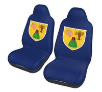 ChenGua Flag of The Turks and Caicos Islands Print Car Seat Covers - Front Seats Protector Set 2 Pack Universal Seats Covers, for SUV/Auto