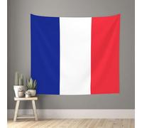 ChenGua Interior Decoration Wall Tapestry, French flag Print Art Deco Bedroom Tapestries for Home Office Banners 60x51in