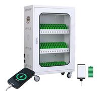 chengxiaorui Cell Phone Charging Station, Rechargeable Mobile Phone Charging Cabinet, Lockable Phone Charging Station for School Church Airport, Overheating Protection