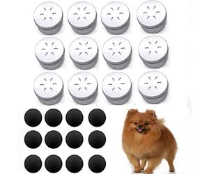 CHENGXINWENHUA 12pcs Magnetic Dog Scent Training Tins, Aluminium Dog Nose Work Containers, 2" Diameter * 0.7" Height
