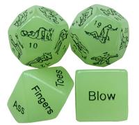 CHENGXIYI Add Fun 4 Pieces Adult Sex Games Couple Foreplay Position Options Set Bedroom Toys Cosplay Dice Couple Sex Fun Obscene Games Dice