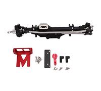 ChengyuWei 1/10 RC Front Axle, Aluminum Front Axle, Aluminum Axle Front for Axial Wraith 90018 90020 90045 RR10 90048 90053, Aluminum Alloy Diamond Shaped for 1/10 Axial Wraith (Black)