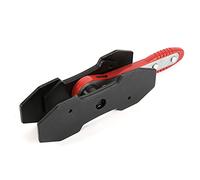 ChengyuWei Car Ratchet Brake Piston Spreader, Brake Piston Compressor Tool, Rustproof Steel Red Black Thicker Braking Device with 2 Clamp Pieces for Disc Brake Caliper Service