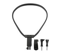 ChengyuWei Retractable Selfie Necklace Holder, Camera Neck Mount Bracket with Locking Fastener, Adjustable View Angle for Action Cameras and Smartphones, Hands - Free Video Shoot Accessory