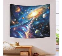 ChengzeTCo 3D Tapestry, Polyester Material,Beautiful Cosmic Planet Art Tapestries, TV Backdrop Wall Blanket Decorative Wall Hanging Backdrop Room Decor,150cmx200cm, for Living Room Bedroom & Dorm