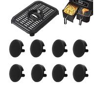 Chengziyue 8PCS Air Fryer Rubber Bumpers for Ninja Air Fryers, Upgraded Air Fryer Rubber Feet Silicone Rubber Tabs Sides Parts Tips for Ninja DZ201/DZ401/AD350CO/DZ090/DZ100 Foodi Air Fryer