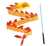 CHENHOJU Hybrid Handheld Dragon Dance RibbonLightweightFitness Dragon DanceSuitable for specialty dances and outdoor activities Juggling Sets(2M)