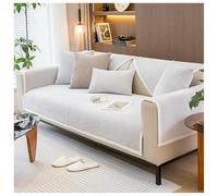 Chenille 1 2 3 4 Seater Sofa Cushion Covers ,Soft Corner Sofa Slipcovers Couch Covers Protector for Corner L Shape, Washable Sofa Furniture Protection for form Pets Living Room(Size:110*110cm,Color:A