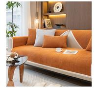 Chenille 1 2 3 4 Seater Sofa Cushion Covers ,Soft Corner Sofa Slipcovers Couch Covers Protector for Corner L Shape, Washable Sofa Furniture Protection for form Pets Living Room(Size:70*210cm,Color:B)