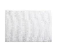 Chenille Bath Mat 40 x 60 cm White