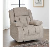 Chenille Beige Ontario Electric Riser Recliner