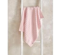 Chenille Blanket - Pink Stripe PINK