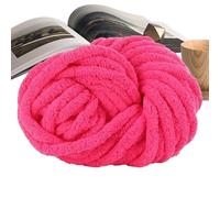Chenille Chunky Yarn | 88.5Ft Soft Chenille Yarn | Weaving Craft Crocheting Supplies for Scarf Baby Clothes Throw Pillow Basket Pet Bed Blanket Making