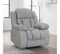 Chenille Grey Ontario Electric Riser Recliner
