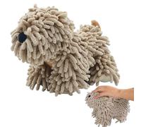 Chenille Hand Towels - Ultra Soft, Highly Absorbent, Quick Drying Dog Shaped Hand Drying Puff, Cartoon Cleaning Cloth For Bathroom Kitchen, Sink, Countertop, Gift For Women Kids Dog Lovers