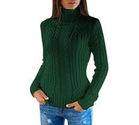 Chenille Jumpers Turtleneck Sweater Women Winter Knitted Wool Knit Bottom Female Long Sleeve Thick Loose Pullover Thin Jumpers for Women UK Sales Essentials Hoodie Black Boho Christmas Women Sweater